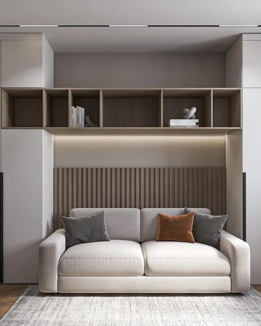 дизайн маленькой и удобной гостиной