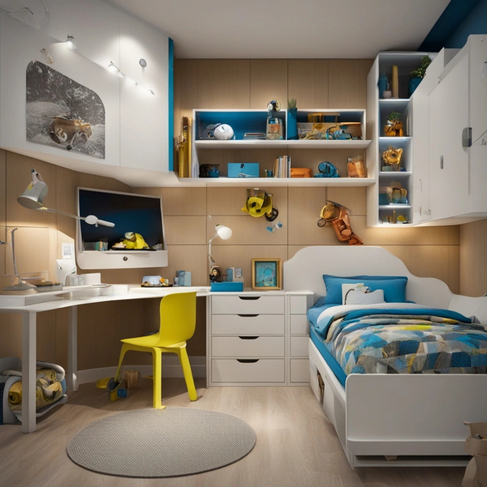 Варианты дизайна детской комнаты для мальчика и девочки своими руками (52 идей дизайна)