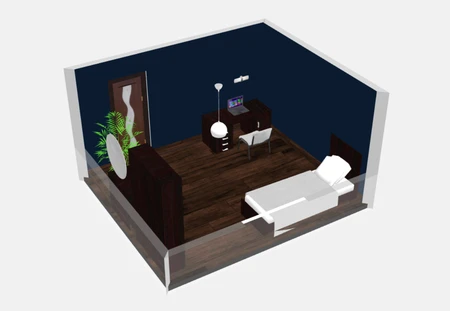 Дизайн спальни на одного человека