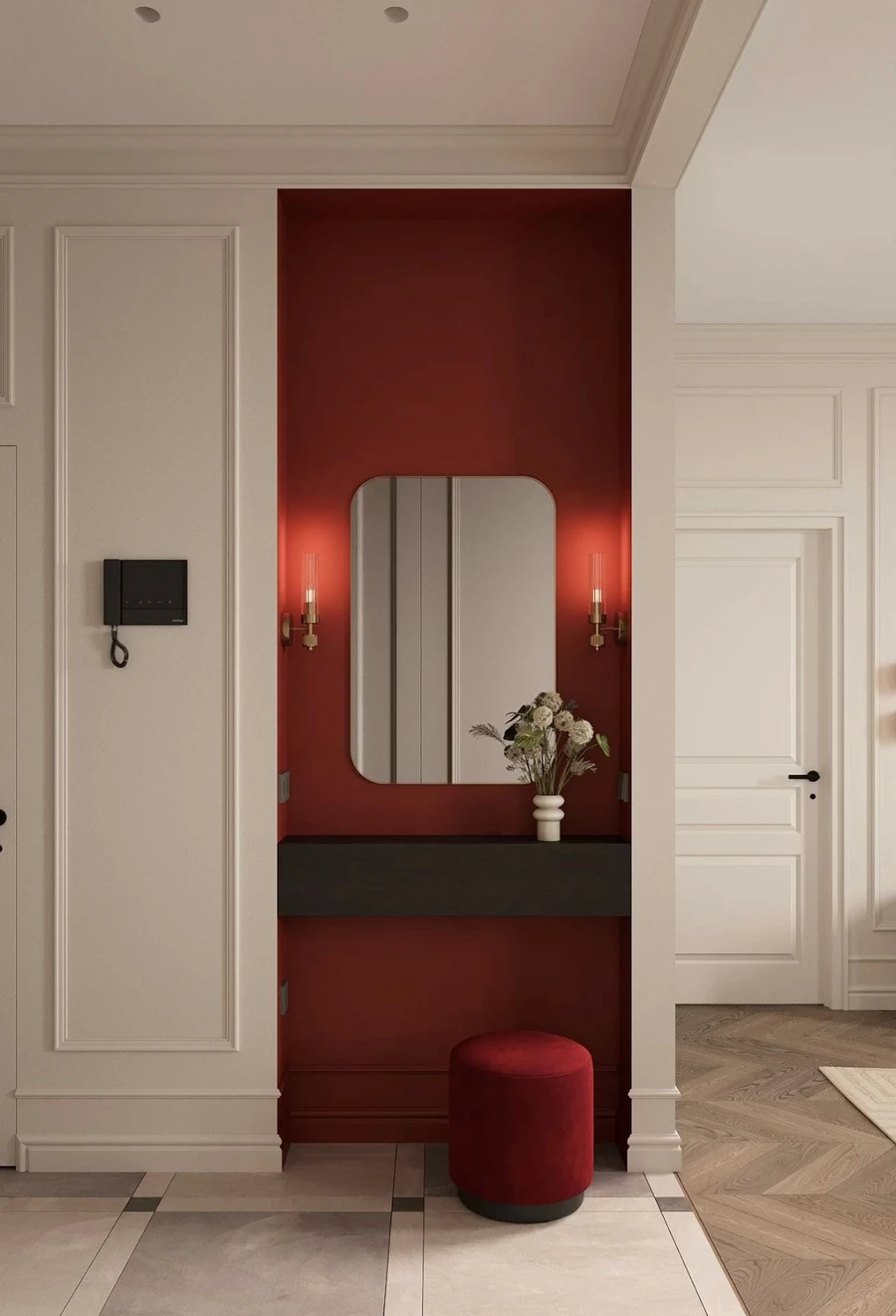 Прихожая в стиле модерн