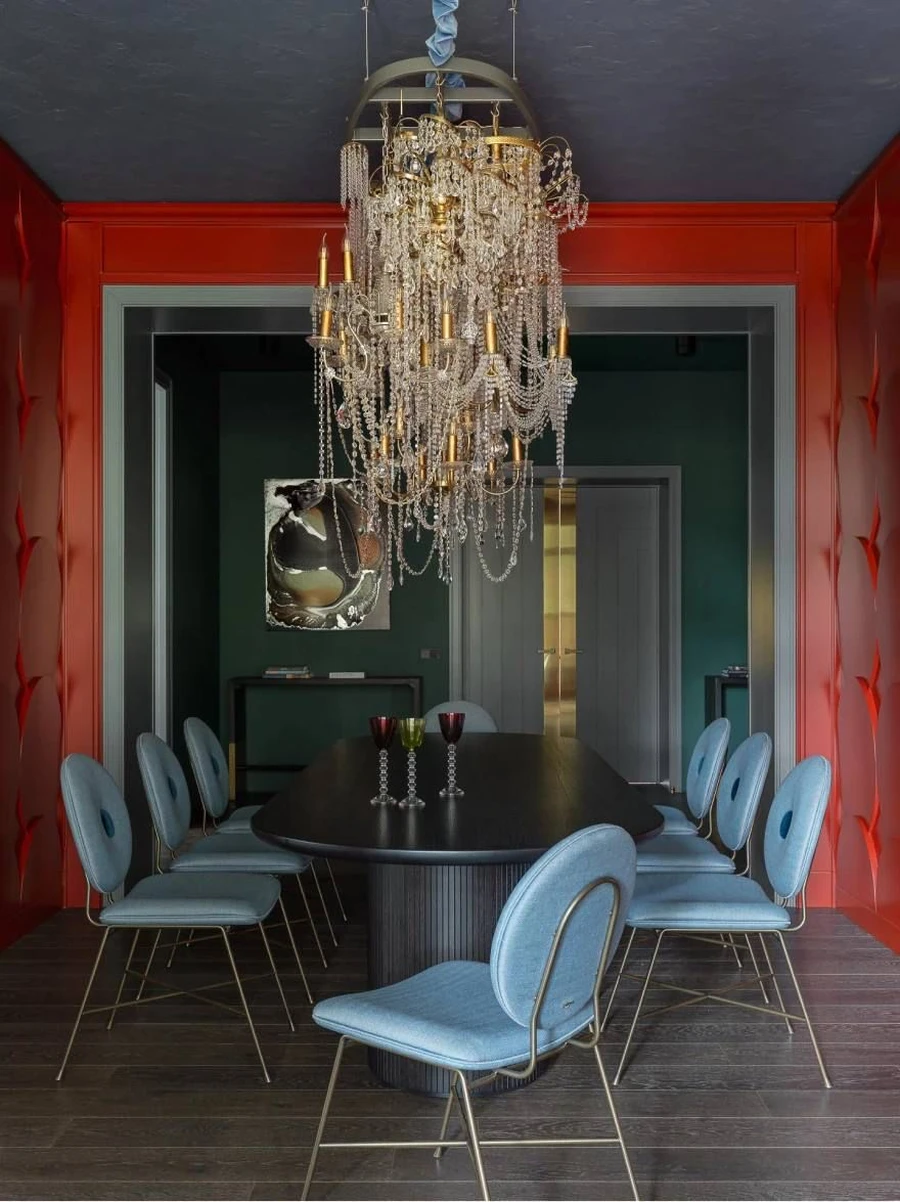 Обеденная зона в современном стиле