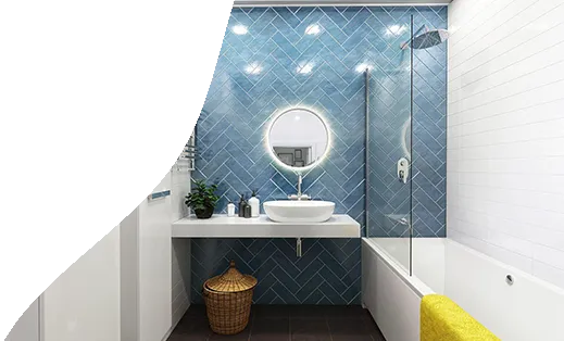 плитка для маленькой ванной