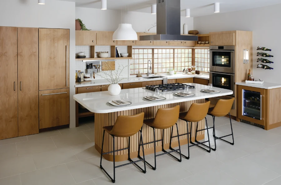 Дизайн интерьера кухни в стиле джапанди