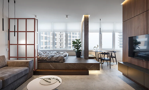 Зонирование однушки