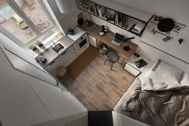 Дизайн квартиры 30 кв м: планировка маленькой квартиры в 30 кв м и меньше