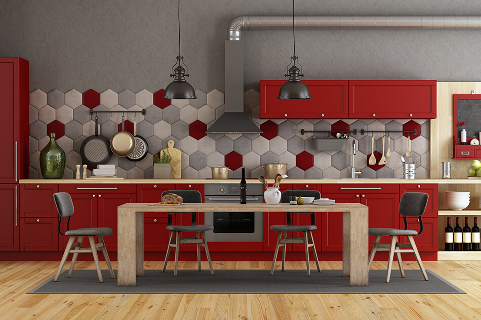 Красная кухня-1