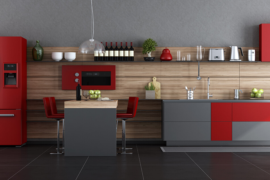 Красная кухня-4