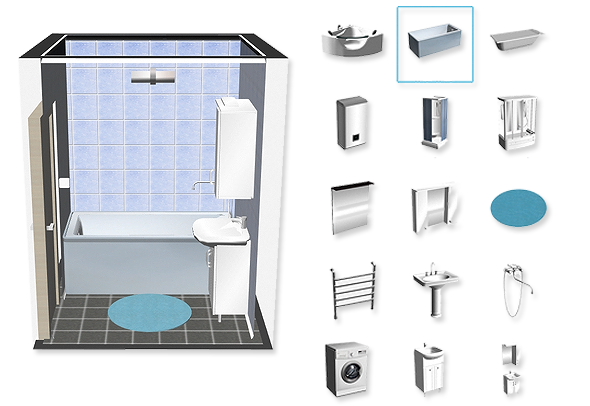 Дизайн ванной онлайн